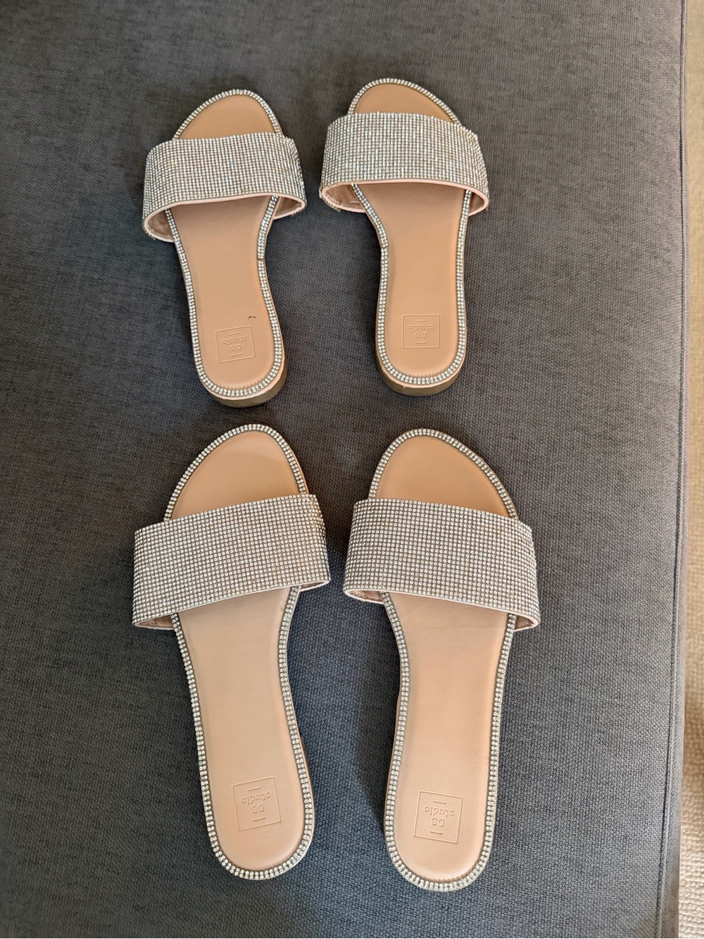 Embellished Slide Sandals, Elegant Women's Slides